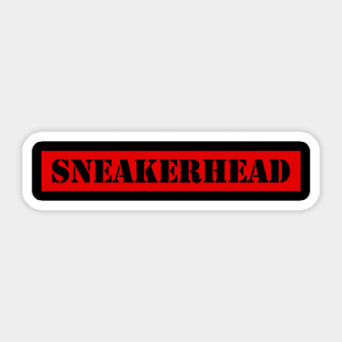 Sneakerhead Stencil Sticker